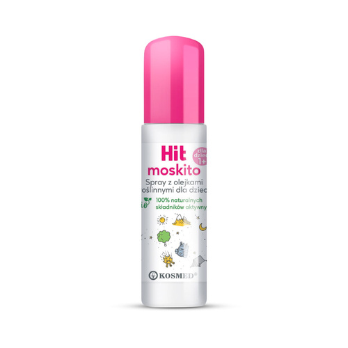 Kosmed HIT moskito spray z naturalnymi olejkami roślinnymi dla dzieci 100 ml