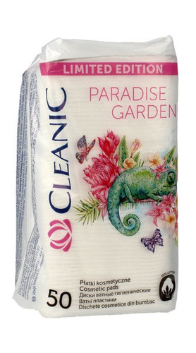 Cleanic Płatki kosmetyczne Pure Effect Kwadratowe-50 szt
