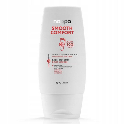 Silcare Krem do stóp nappa Smooth Comfort z mocznikiem 30% 100 ml