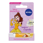 NIVEA Disney Princess Pomadka do Ust Vanilla Cupcake Belle 4.8 g - Edycja Limitowana