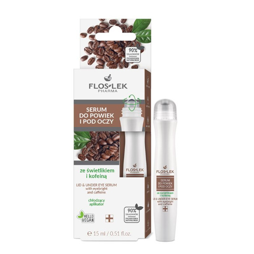 Floslek Pharma Serum do powiek i pod oczy ze świetlikiem i kofeiną 15ml