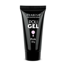 CLARESA Poli Gel Żel budujący do paznokci - Pink 30g