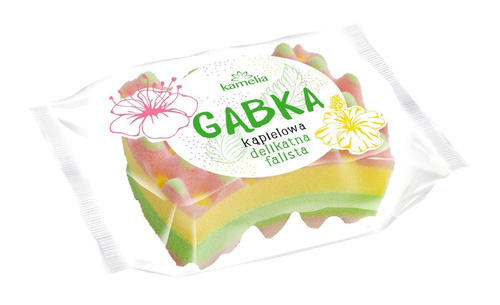 Grosik Gąbka do kąpiei falista Kamelia 1szt