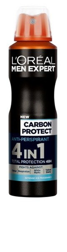 Loreal Men Expert Dezodorant spray Carbon Protect 4w1  150ml