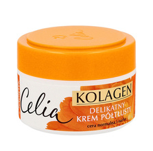 Celia Seria kolagenowa Krem nagietkowy z kolagenem półtłusty 50ml