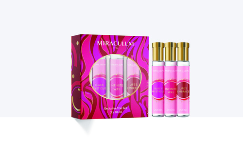 MIRACULUM Zestaw prezentowy Perfumetki 3 x 30 ml