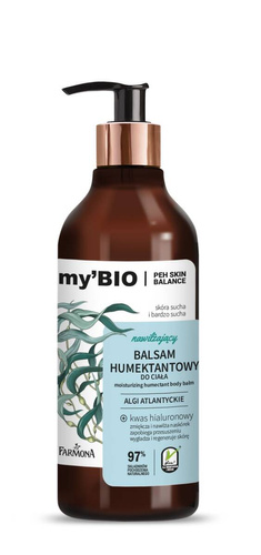 FARMONA my`Bio Nawilżający Balsam humektantowy do ciała Algi Atlantyckie 400ml