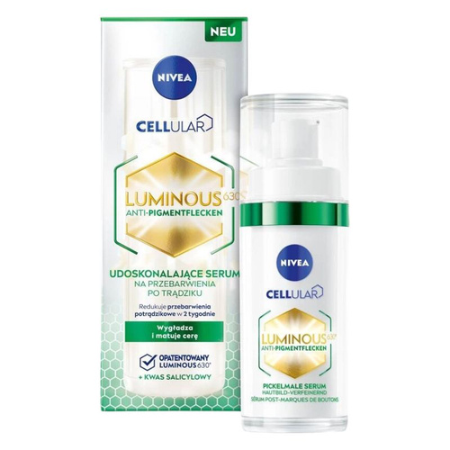 NIVEA Cellular Luminous630 Serum udoskonalające na przebarwienia po trądziku 30 ml