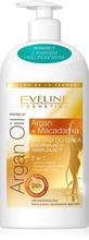 Eveline Salon De La France Balsam do ciała ujędrniająco-nawilżający 3w1 Argan Oil & Macadamia 350ml