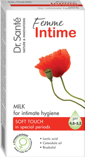 DR.SANTE Femme Intime Mleczko do higieny intymnej Delikatne dotknięcie 230 ml