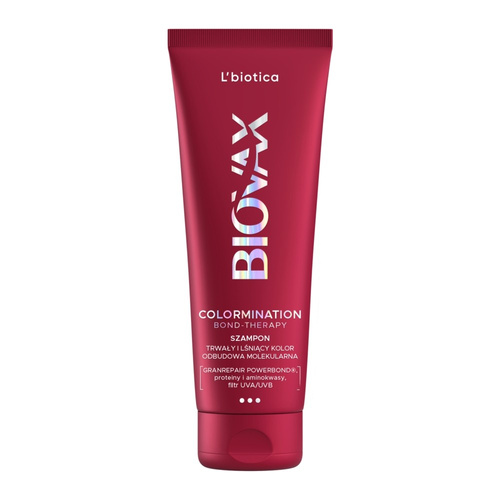 L`BIOTICA Biovax Colormination Bond Therapy Szampon odbudowujący do włosów farbowanych 200 ml
