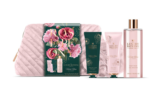 The Luxury Bathing Company Zestaw prezentowy Velvet Rose Peony - Weekend Escape 1op.