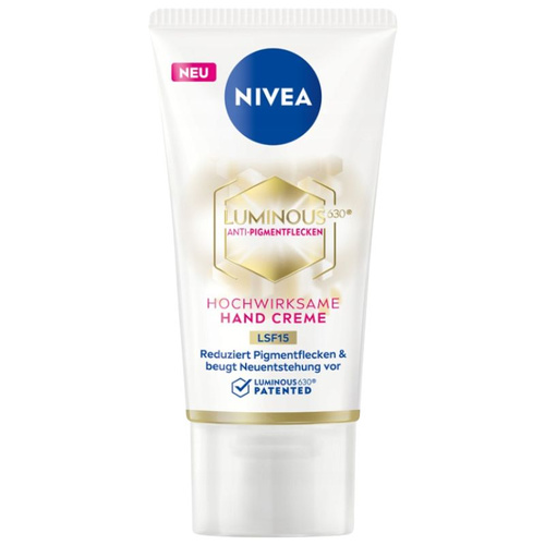 Nivea Luminous630 Krem Do Rąk Przeciw Przebarwieniom Spf 15, 50 Ml
