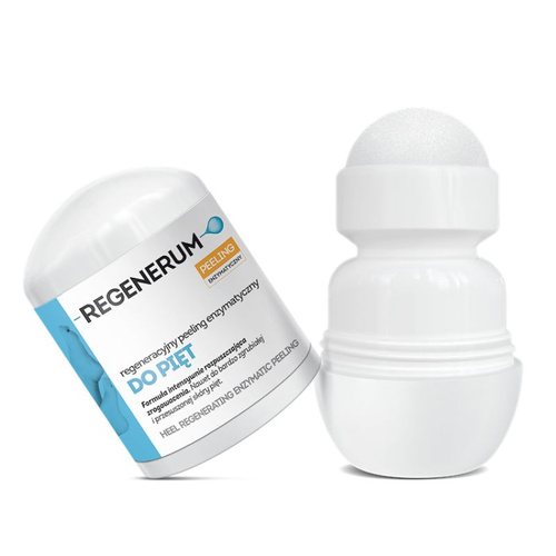 REGENERUM Regeneracyjny peeling enzymatyczny do stóp w żelu Roll-on 50 ml