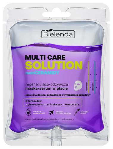 BIELENDA Maska-serum w płacie Multi Ceramidy Regenerująco-Odżywcza
