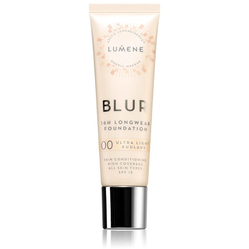 Lumene Blur 16h Longwear długotrwały 16H podkład 00 Ultra Light (Warm) 30 ml
