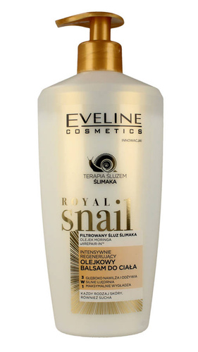 Eveline Royal Snail Olejkowy Balsam do ciała intensywnie regenerujący 3w1  350ml