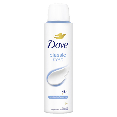 Dove Classic Fresh Deo Spray dla kobiet 150 ml