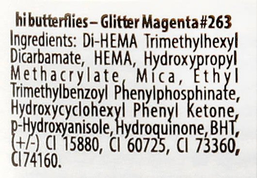 Hi Hybrid Lakier hybrydowy Butterfly #263 Glitter Magenta  5ml