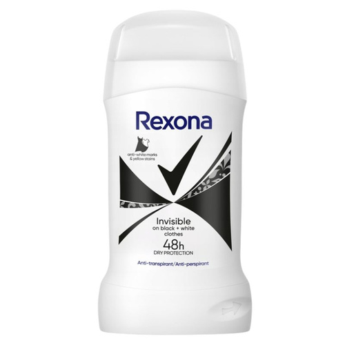 REXONA Invisible Dezodorant anti-perspirant damski w sztyfcie 50 ml