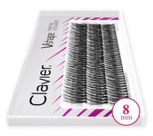 Clavier VShape kępki rzęs 8 mm typ jaskółki 10D