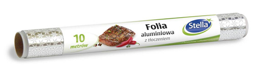 STELLA Folia aluminiowa z tłoczeniem - 10m