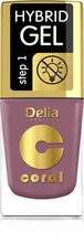 Delia Cosmetics Coral Hybrid Gel Emalia do paznokci nr 69  11ml