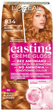 LOREAL Casting Creme Gloss Krem Koloryzujący 834 Bursztynowy Blond