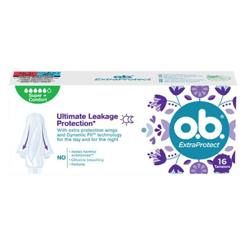 O.B. ExtraProtect Super+ Comfort Tampony 16 szt.