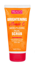 Beauty Formulas Brightening Vitamin C Delikatny Peeling rozjaśniający do twarzy z Witaminą C 150ml