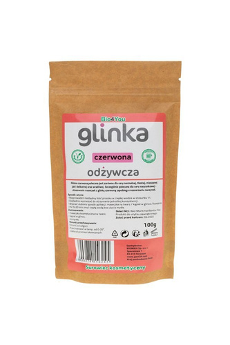 Natural Home Spa Glinka kosmetyczna Czerwona Odżywcza  100g