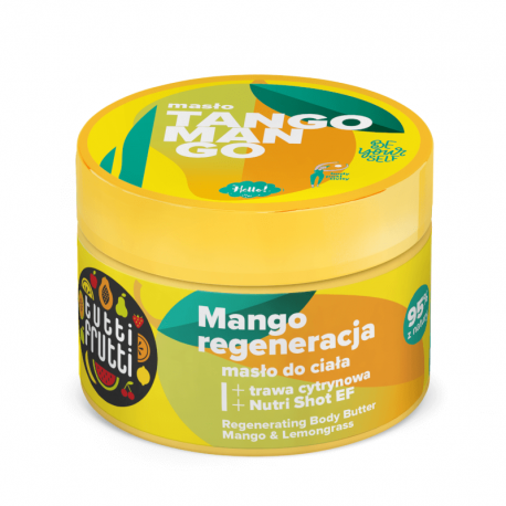 TUTTI FRUTTI Masło regenerujące do ciała Mango i Trawa Cytrynowa 200 ml