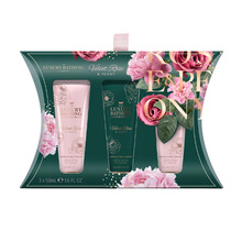 The Luxury Bathing Company Zestaw Restoring Trio Velvet Rose Peony