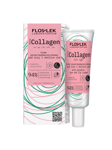 Floslek Fito Collagen Krem przeciwzmarszczkowy pod oczy i okolice ust na dzień i noc 30ml