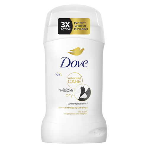 Dove Invisible Dry Antyperspirant w sztyfcie dla kobiet 50 ml