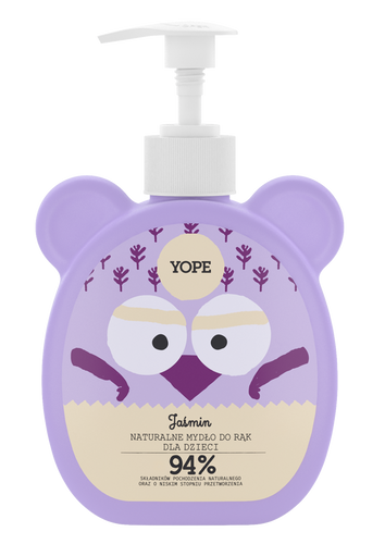 YOPE Naturalne Mydło do rąk dla dzieci JAŚMIN 400ml