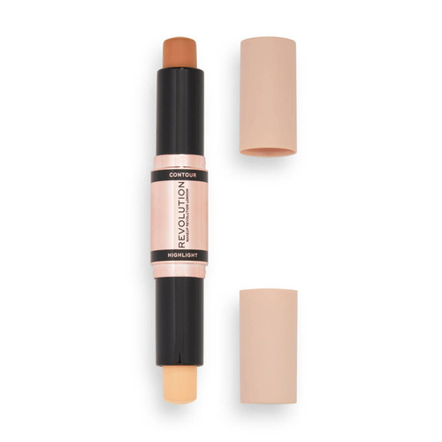 Makeup Revolution Dwustronny Sztyft konturujący do twarzy Medium