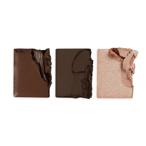 Makeup Revolution Zestaw do Brwi Brow Sculpt Kit Dark