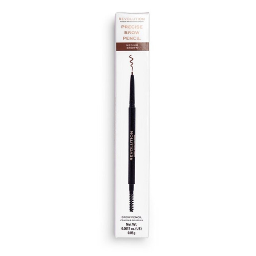 Makeup Revolution Precise Brow Pencil Dwustronna kredka do brwi Medium Brown