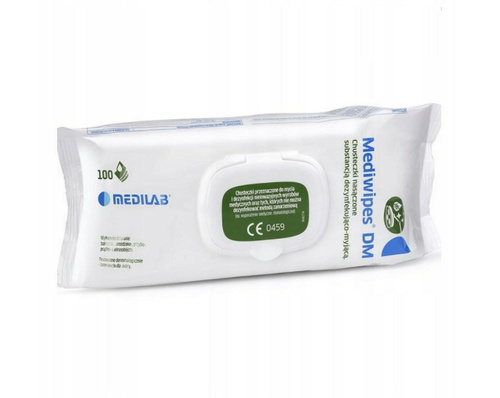 MediLab Mediwipes DM Chusteczki Dezynfekujące Flowpack 100 szt.