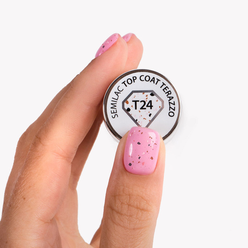 SEMILAC TOP NO WIPE T24 TERAZZO