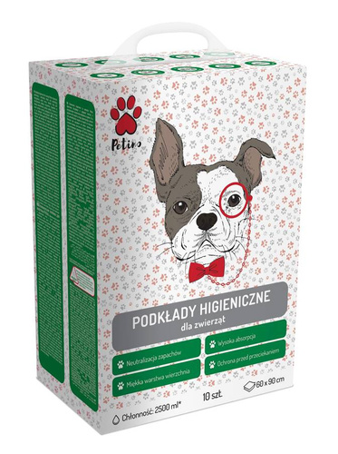 PETINO Podkłady higieniczne dla zwierząt 60x90cm 1op.-10szt