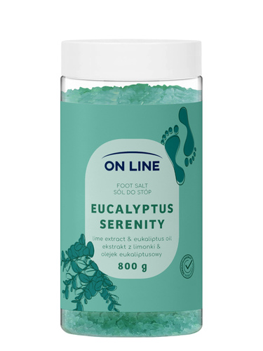 ON LINE Sól do stóp Eucalyptus Serenity 800 g