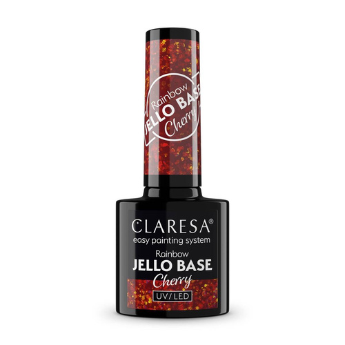 Claresa Rainbow Baza hybrydowa - Jello Base Cherry
