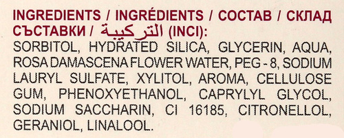 Rose Rio Pasta do zębów HOMEOPATHIC 65ml
