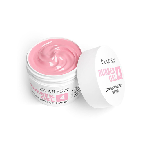 CLARESA Rubber Gel Żel do budowania i przedłużania paznokci 04 - 12 g