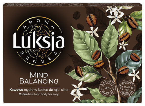 LUKSJA AROMA Mydło w Kostce 90g z Kawa