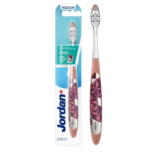 Jordan Szczoteczka do zębów Individual Clean Medium - mix kolorów