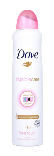 DOVE Invisible Care Dezodorant Antyperspirant Spray dla Kobiet 250 ml