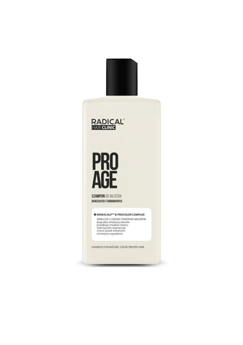 Radical Hair Clinic Pro Age Szampon do Włosów Dojrzałych i Farbowanych 300 ml z Kerascalp & Procolor Complex